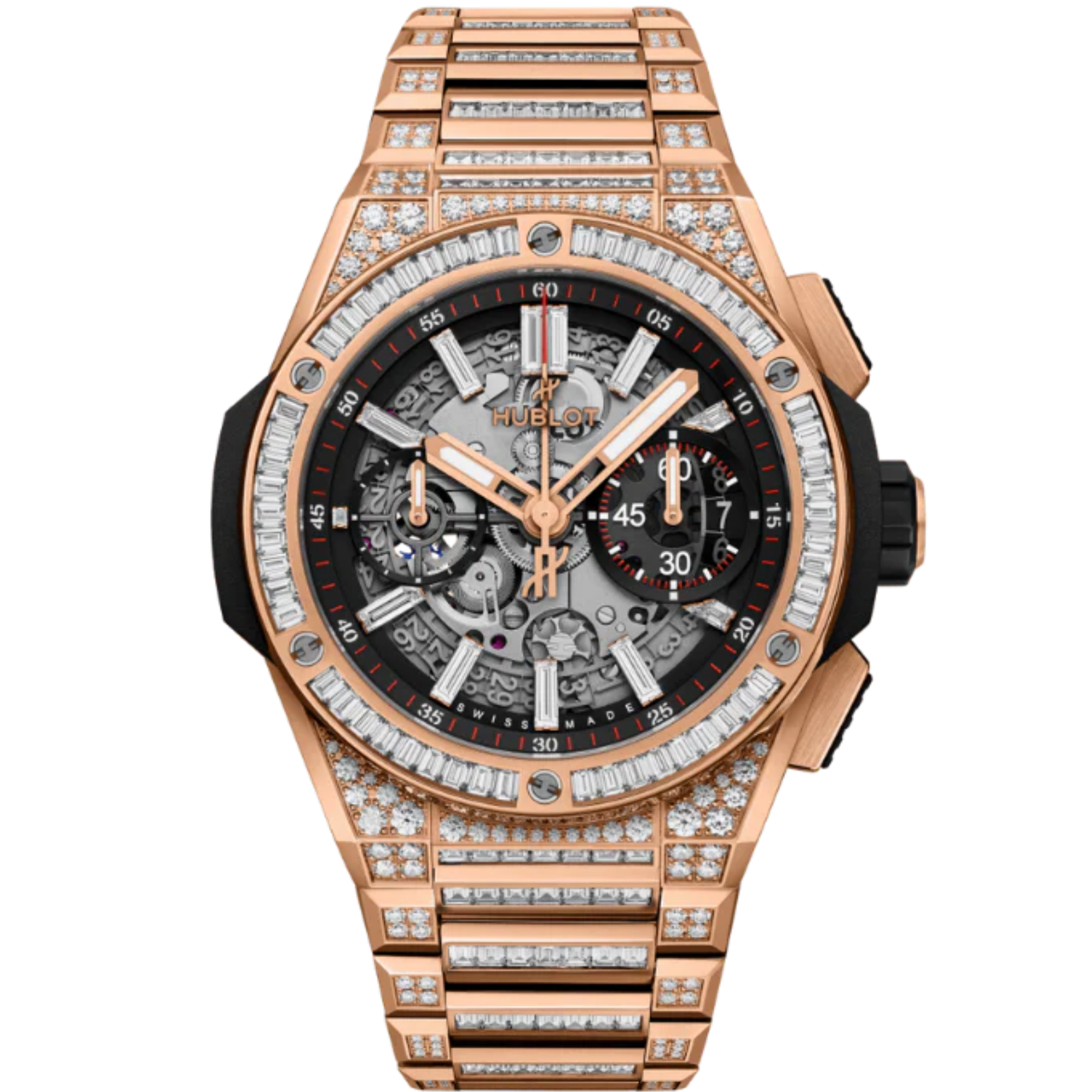 Big Bang 42mm INTEGRATED KING GOLD JEWELLERY - Hublot