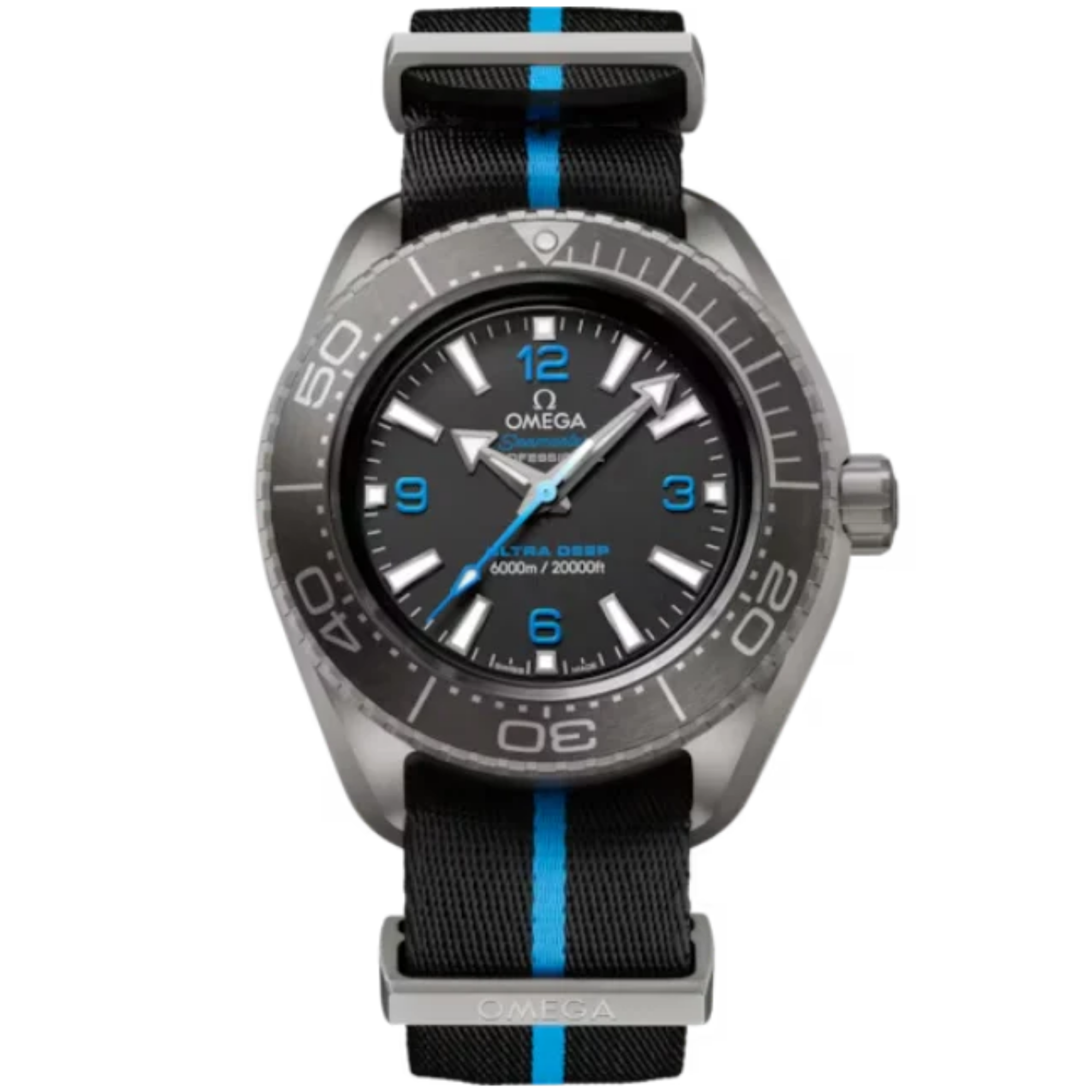SEAMASTER PLANET OCEAN 6000M ULTRA DEEP 45 MM TITANIUM WITH BLACK DIAL - Omega