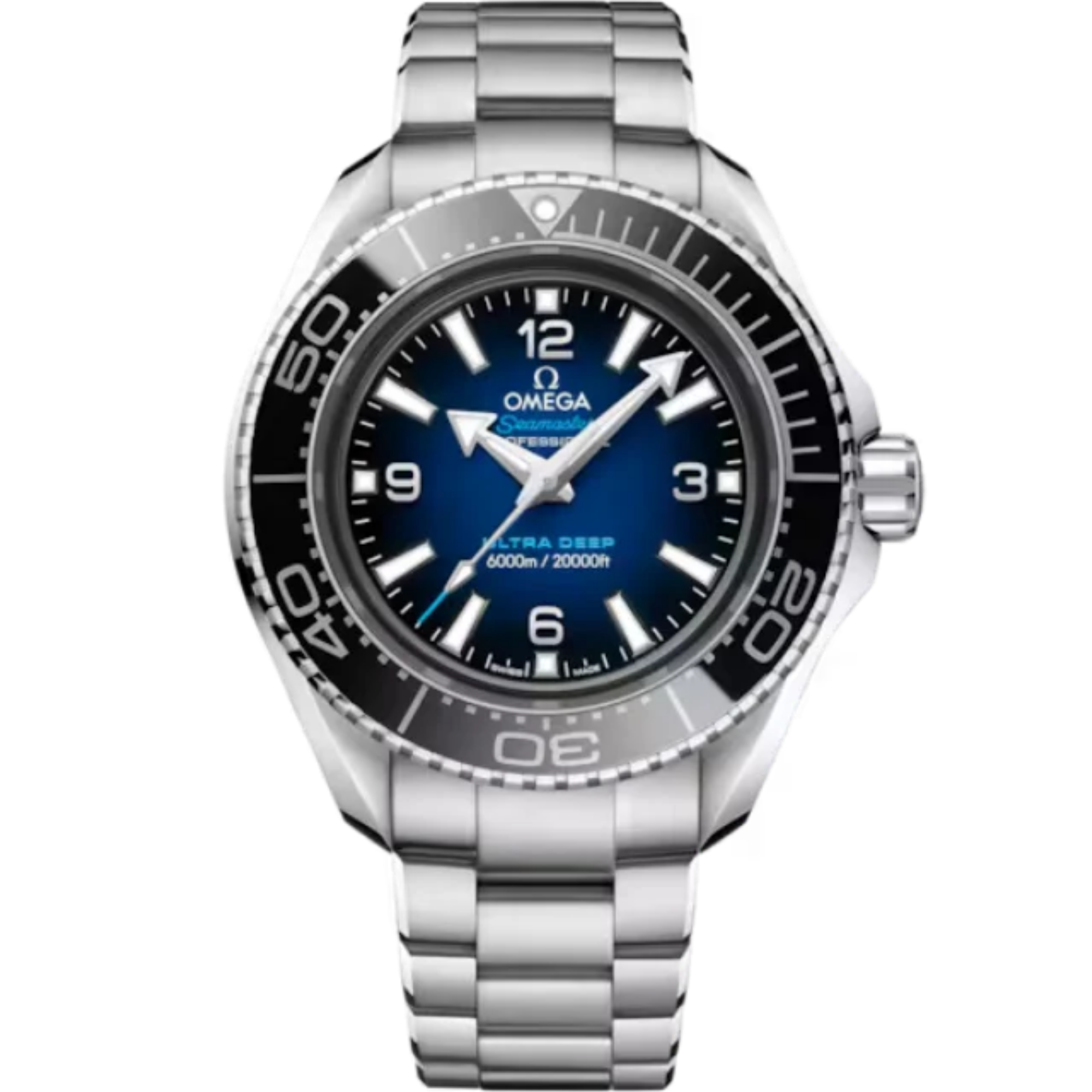 SEAMASTER PLANET OCEAN 6000M ULTRA DEEP 45 MM O-MEGASTEEL WITH BLUE DIAL - Omega