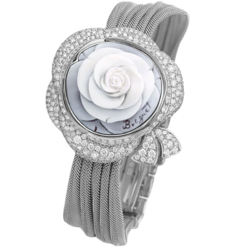 SECRET DE LA REINE GJ24BB8548DDCJ99 31 MM WHITE GOLD WITH WHITE DIAL - Breguet