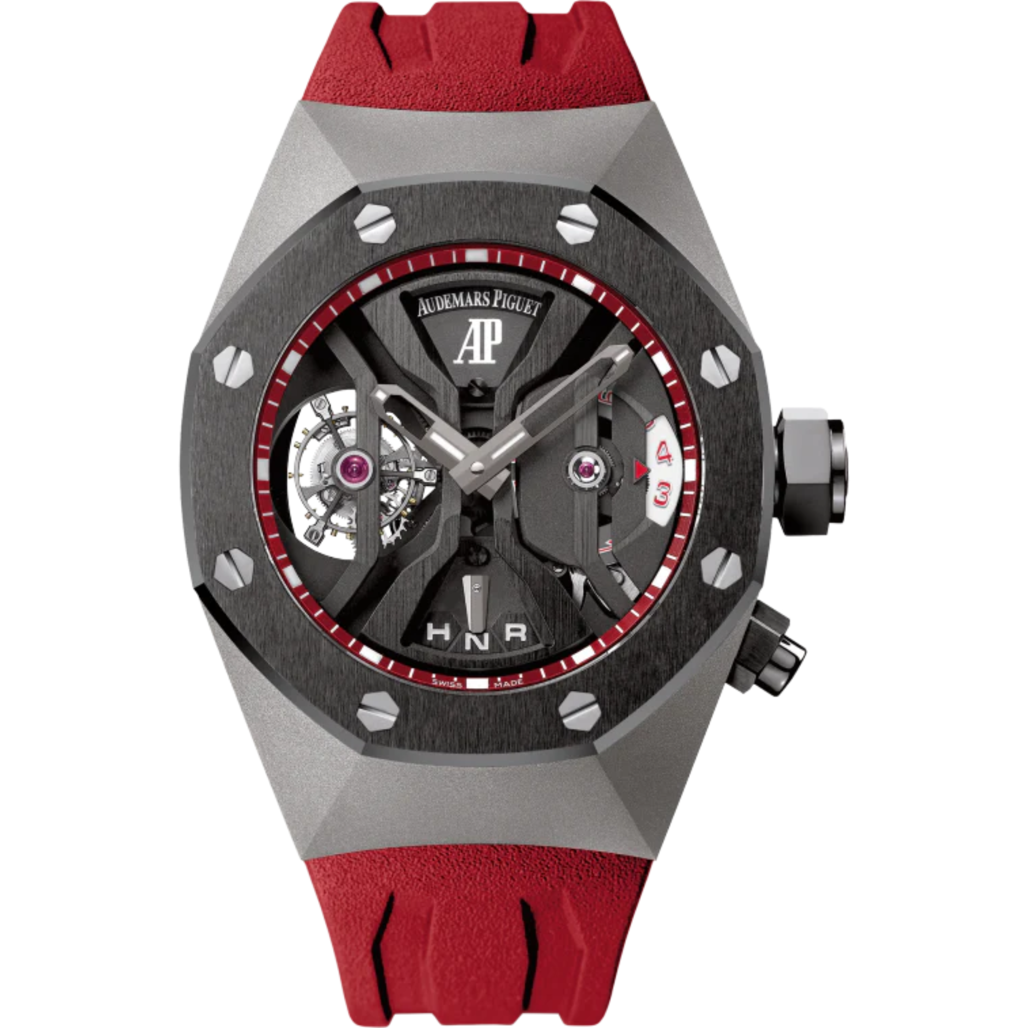 Royal Oak Concept 44mm Audemars Piguet GMT Tourbillon Openworked Titanium with Ceremic Bezel Octagonal Case - Audemars Piguet