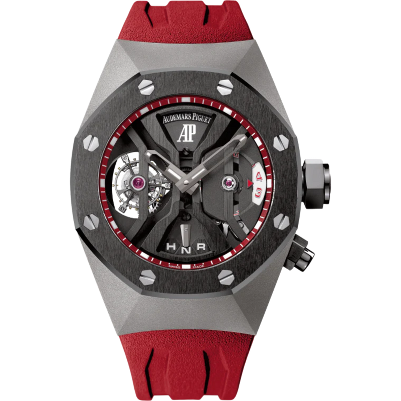 Royal Oak Concept 44mm Audemars Piguet GMT Tourbillon Openworked Titanium with Ceremic Bezel Octagonal Case - Audemars Piguet