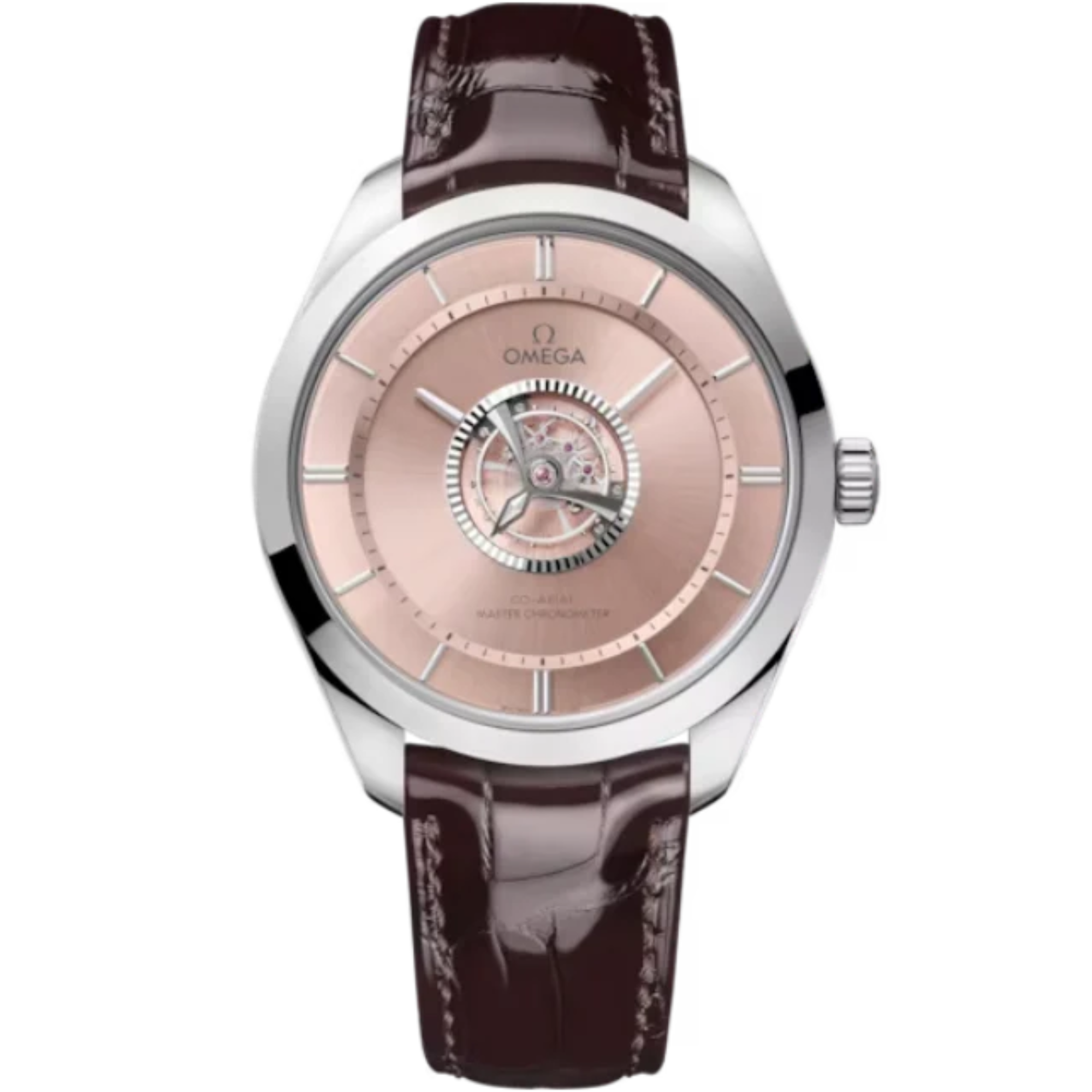 DE VILLE TOURBILLON NUMBERED EDITION 43 MM CANOPUS GOLD™ - SEDNA™ GOLD WITH BROWN DIAL - Omega