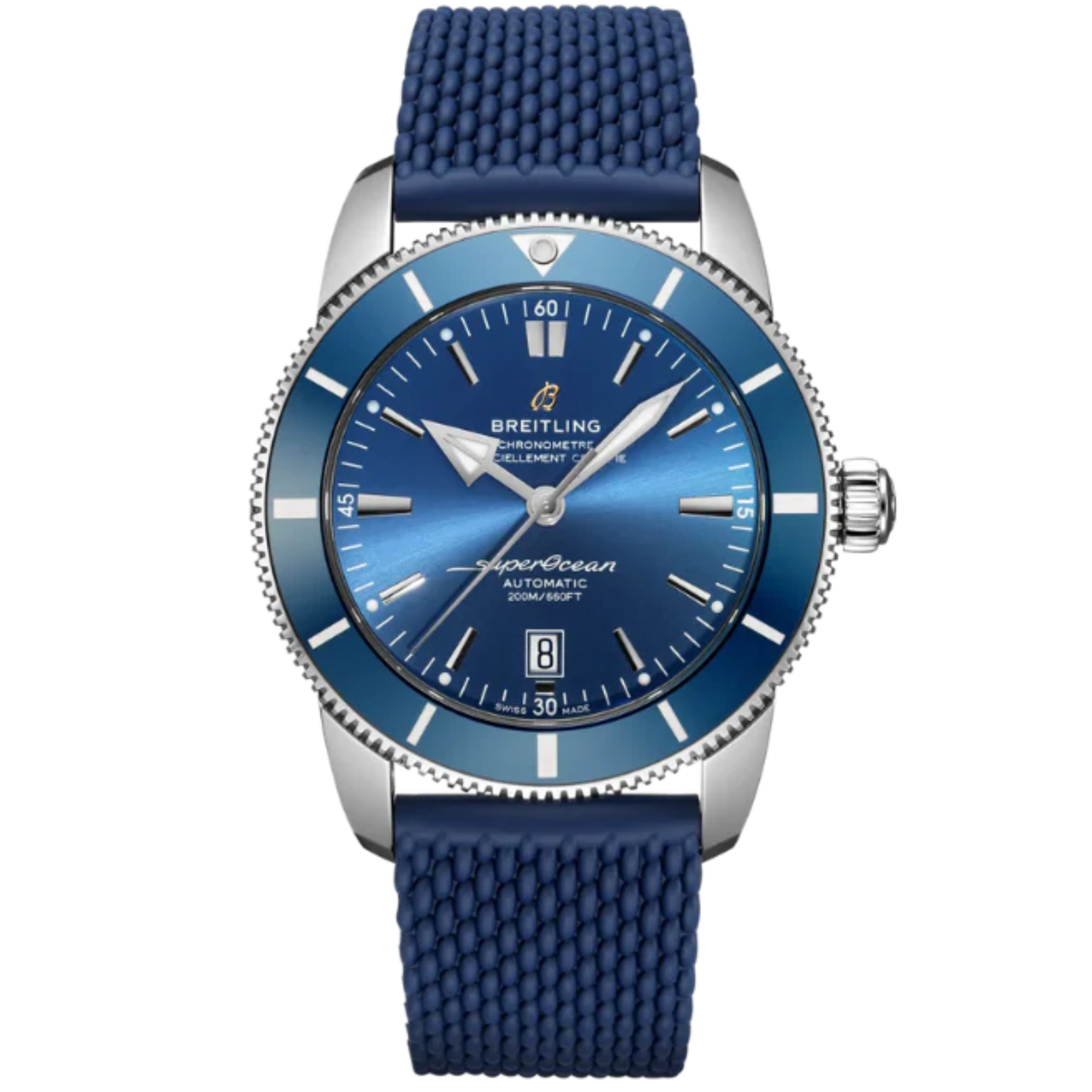 SUPEROCEAN HERITAGE B20 AUTOMATIC 46 MM STAINLESS STEEL WITH BLUE DIAL - Breitling