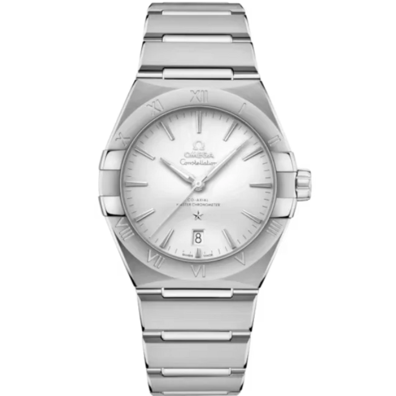 CONSTELLATION 39 MM STAINLESS STEEL WITH SILVER DIAL - Omega