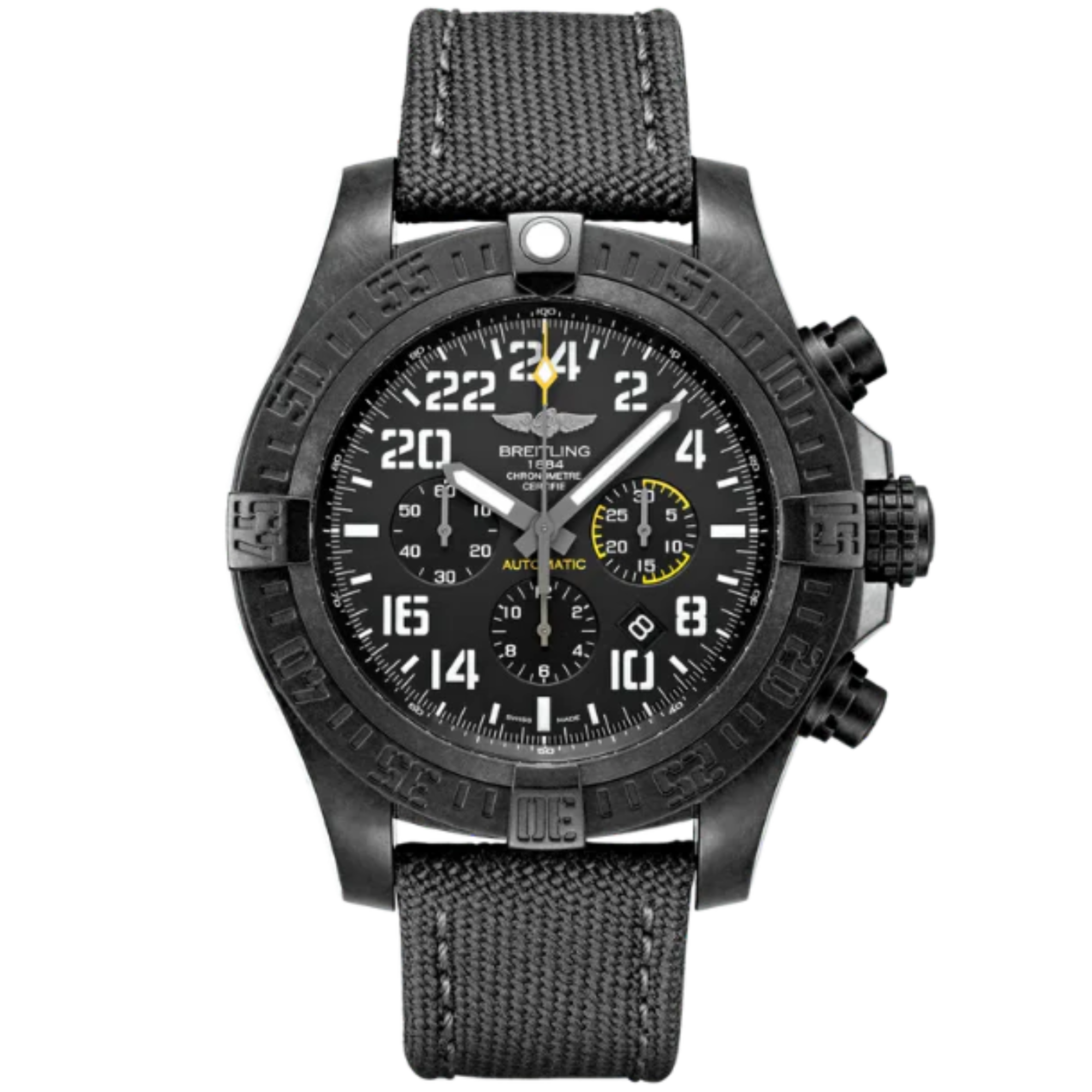 AVENGER HURRICANE 50 MM BREIGHTLIGHT® WITH BLACK DIAL - Breitling
