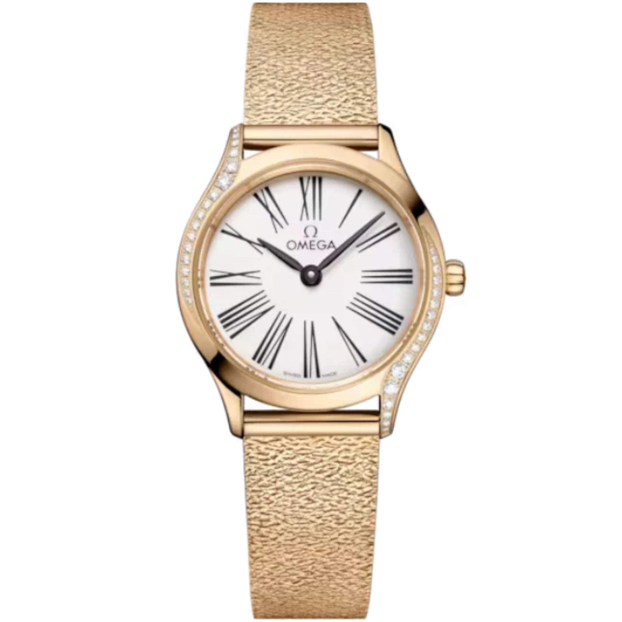 DE VILLE MINI TRÉSOR 26 MM MOONSHINE™ GOLD WITH WHITE DIAL - Omega