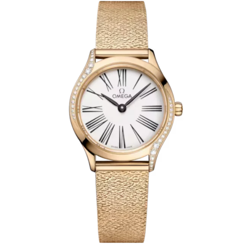 DE VILLE MINI TRÉSOR 26 MM MOONSHINE™ GOLD WITH WHITE DIAL - Omega