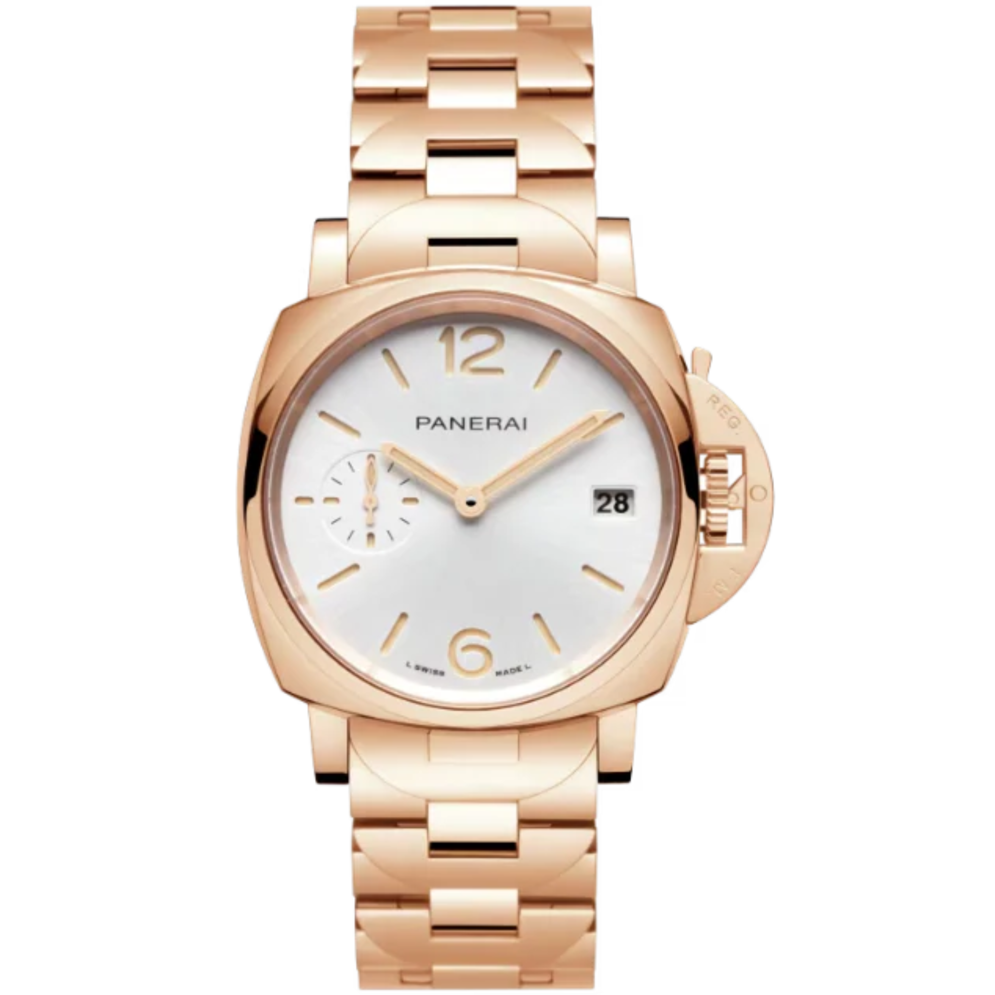 LUMINOR DUE TUTTOORO PAM01326 38 MM GOLDTECH™ WITH WHITE DIAL - Panerai