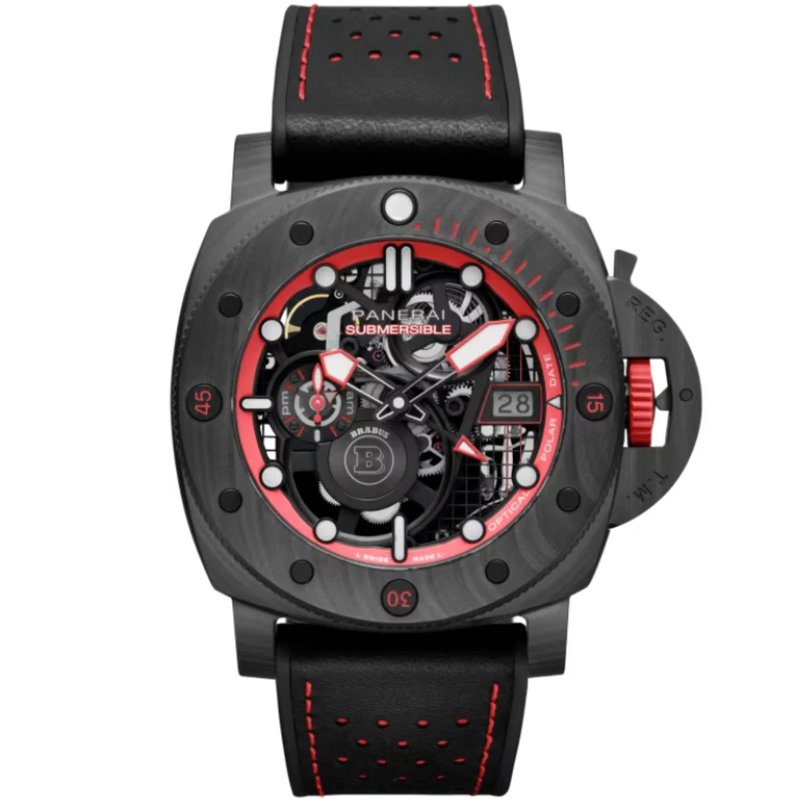 SUBMERSIBLE S BRABUS EXPERIENCE EDITION PAM01285 47 MM CARBOTECH™ WITH BLACK DIAL - Panerai