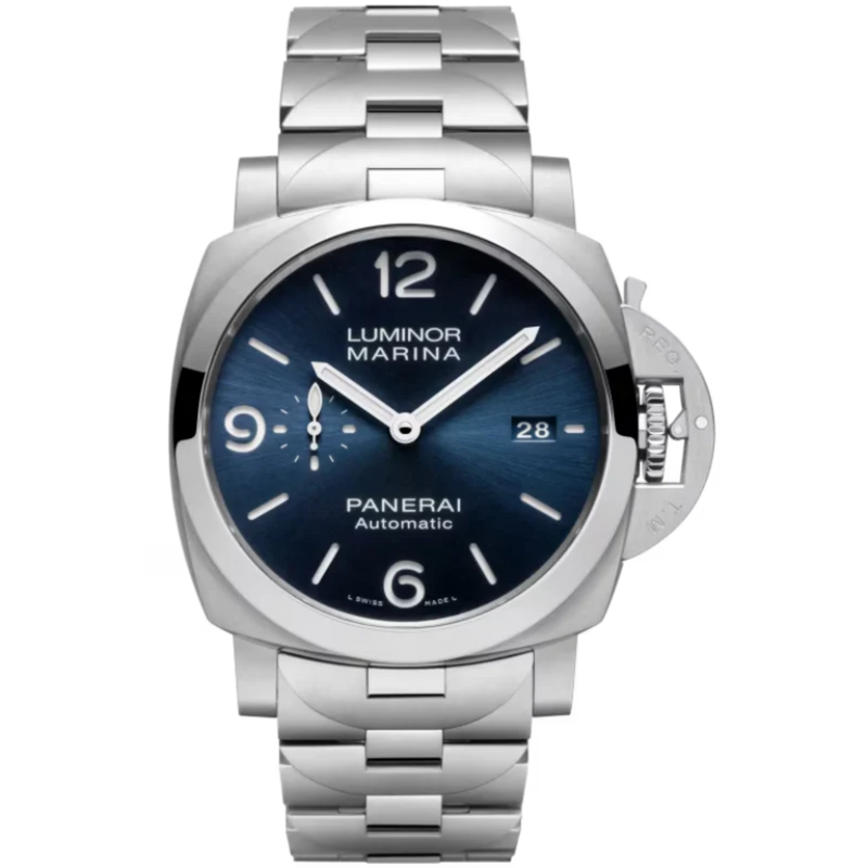 LUMINOR MARINA SPECCHIO BLU PAM01316 44 MM STAINLESS STEEL WITH BLUE DIAL - Panerai