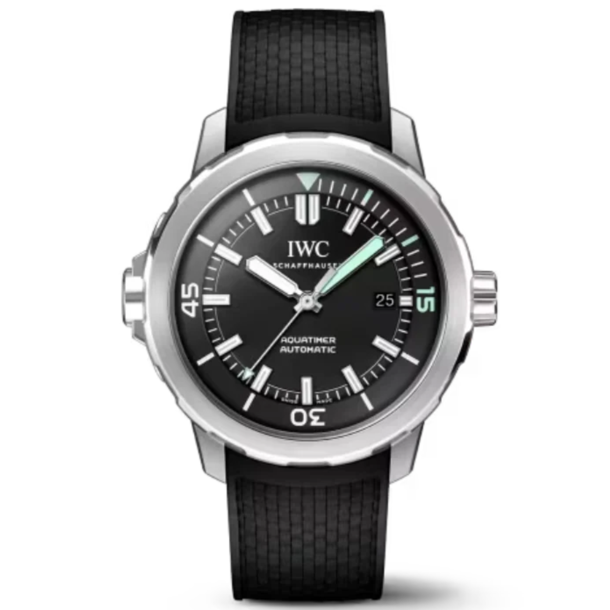 AQUATIMER AUTOMATIC 42 MM STAINLESS STEEL WITH BLACK DIAL - IWC