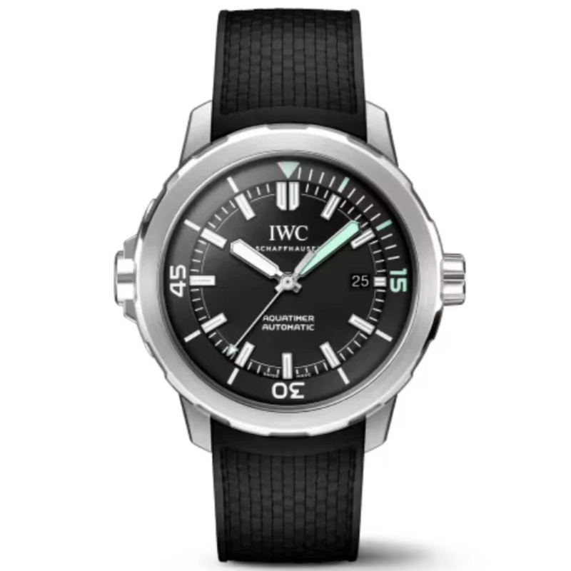 AQUATIMER AUTOMATIC 42 MM STAINLESS STEEL WITH BLACK DIAL - IWC