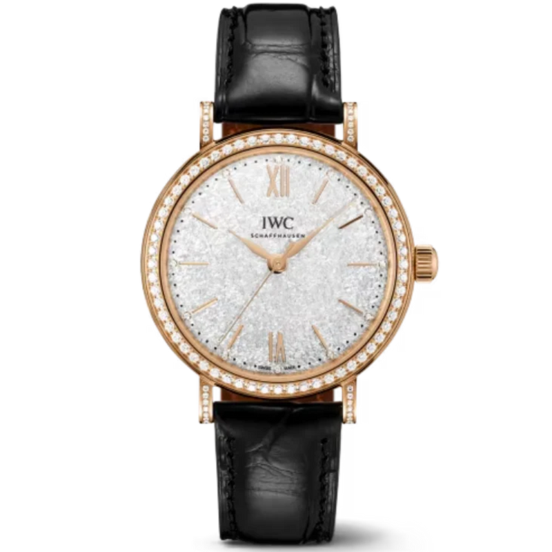 PORTOFINO AUTOMATIC 34 MM GOLD WITH WHITE DIAL - IWC
