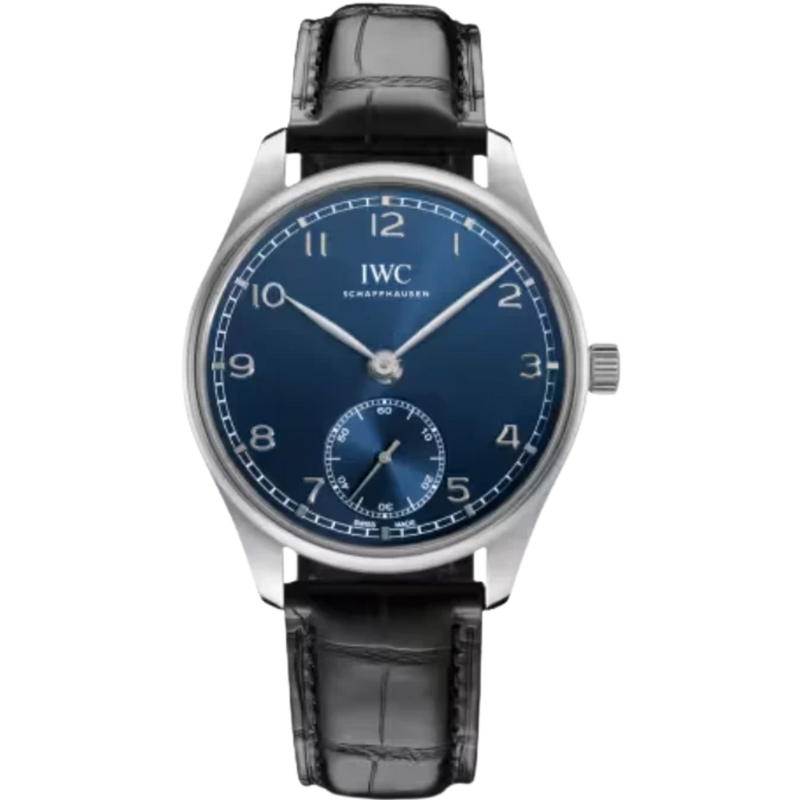 PORTUGIESER AUTOMATIC 40 MM STAINLESS STEEL WITH BLUE DIAL - IWC