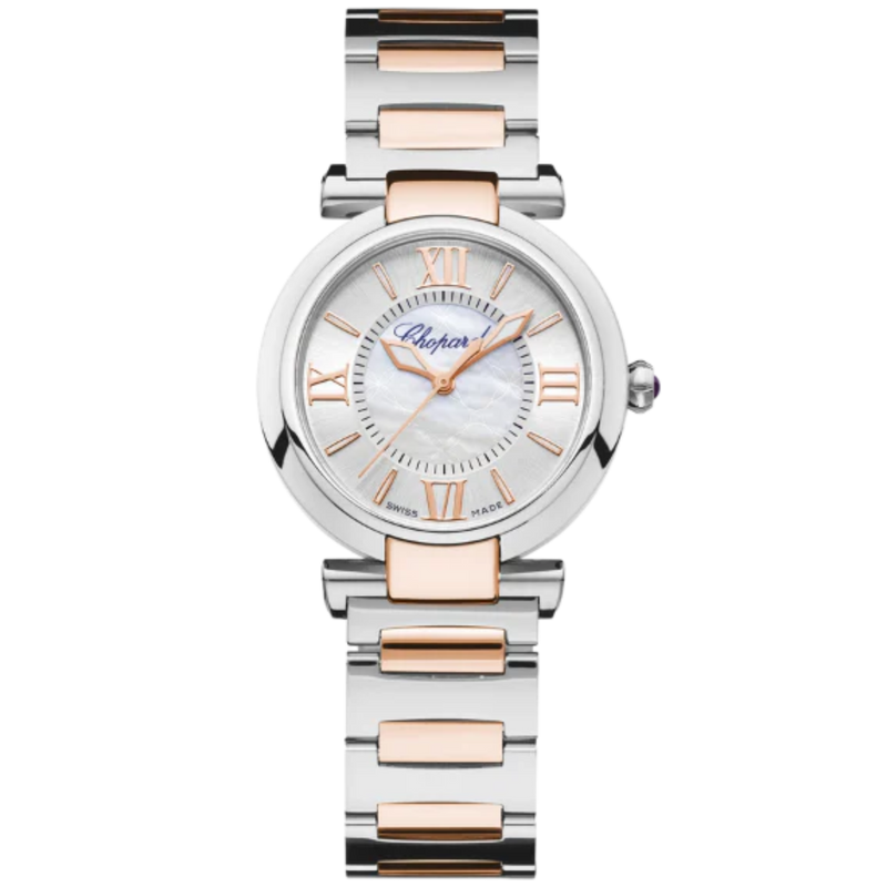IMPERIALE 29 MM ETHICAL ROSE GOLD - LUCENT STEEL™ WITH SILVER - MOTHER OF PEARL DIAL - Chopard