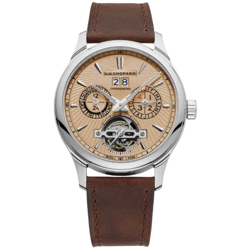 L.U.C PERPETUAL T LIMITED EDITION 43 MM ETHICAL WHITE GOLD WITH SALMON DIAL - Chopard
