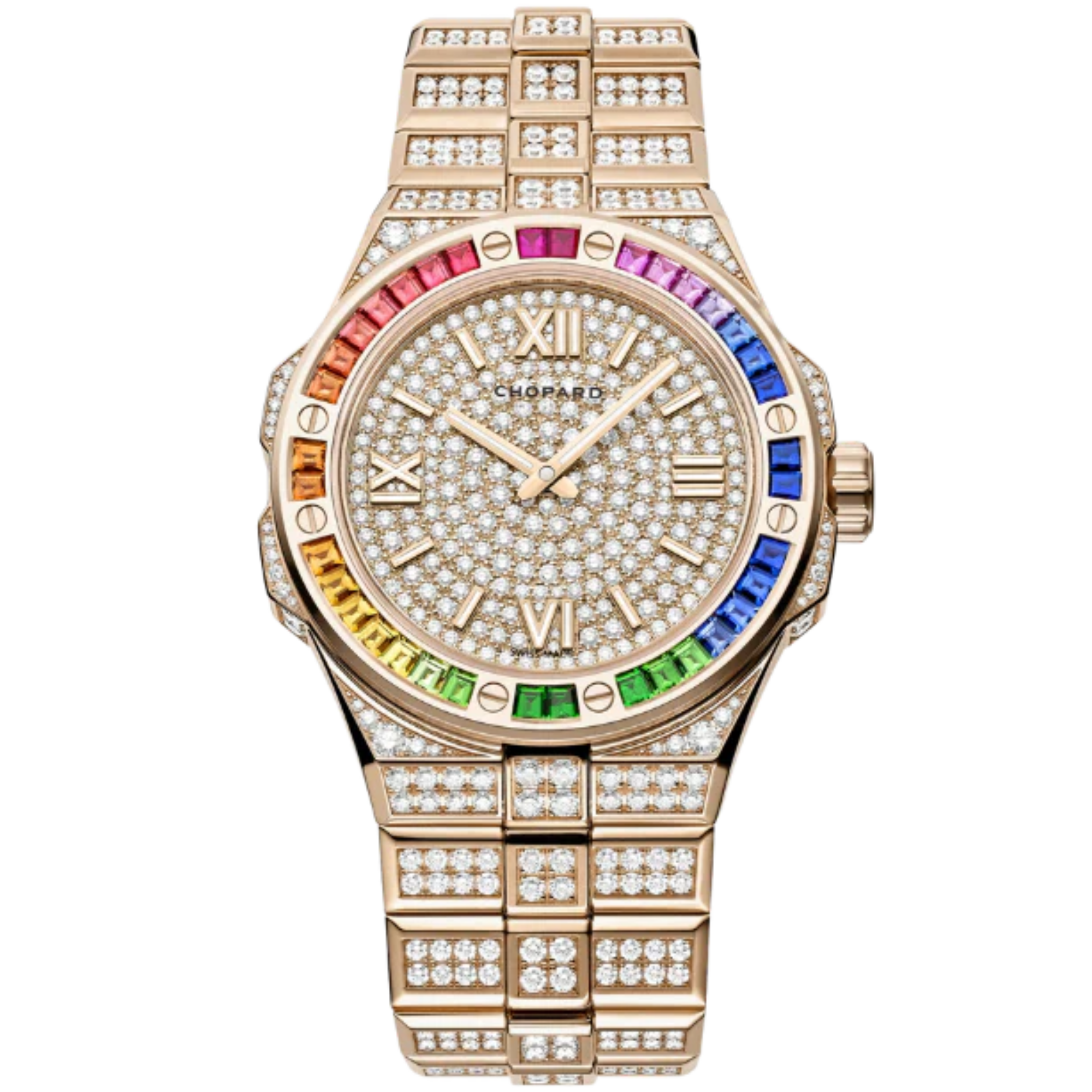 ALPINE EAGLE 41 MM ETHICAL ROSE GOLD WITH GOLD DIAL - Chopard