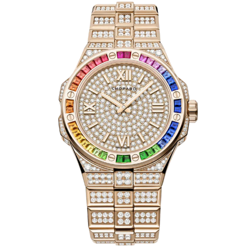 ALPINE EAGLE 41 MM ETHICAL ROSE GOLD WITH GOLD DIAL - Chopard