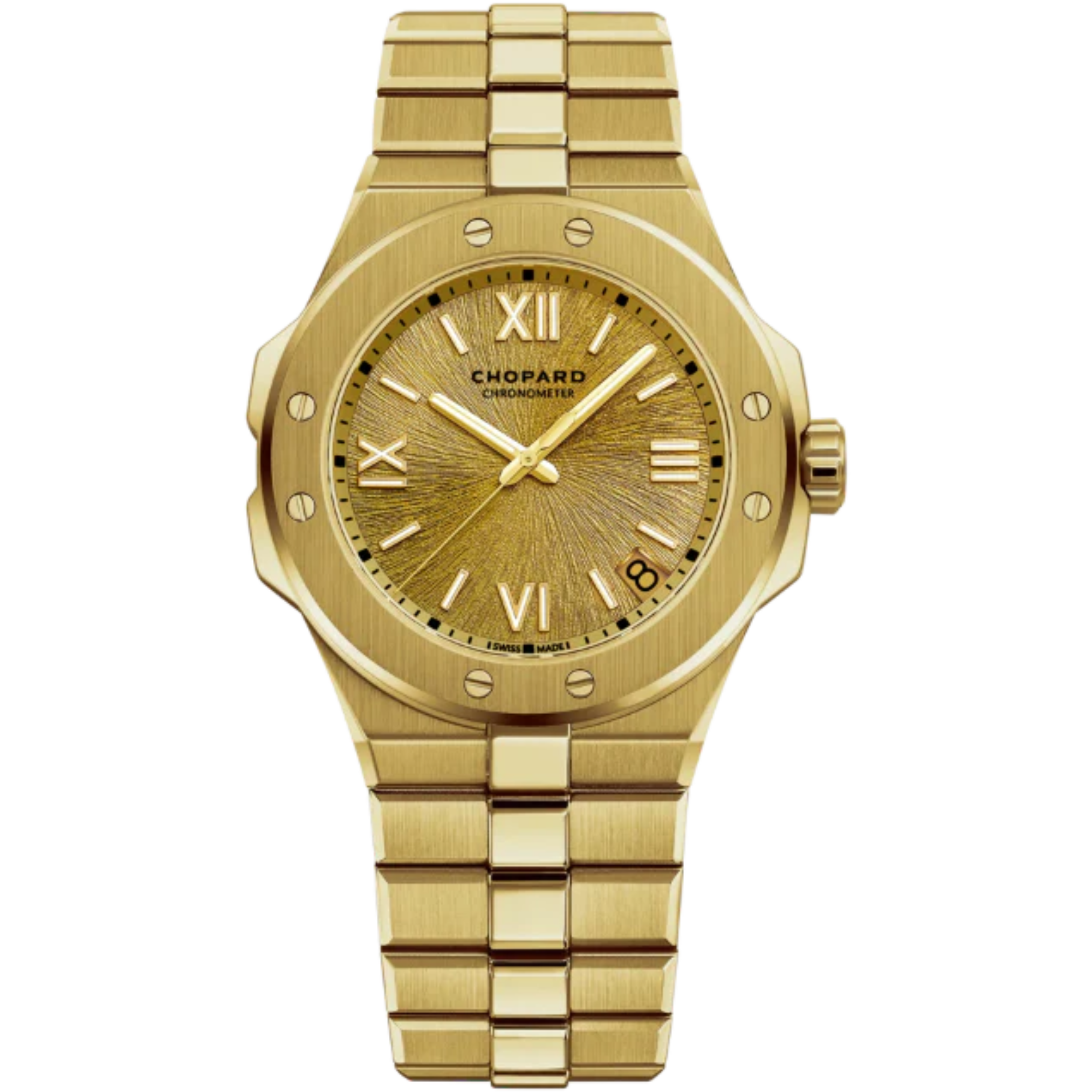 ALPINE EAGLE 41 MM ETHICAL YELLOW GOLD WITH GOLDEN PEAK DIAL - Chopard