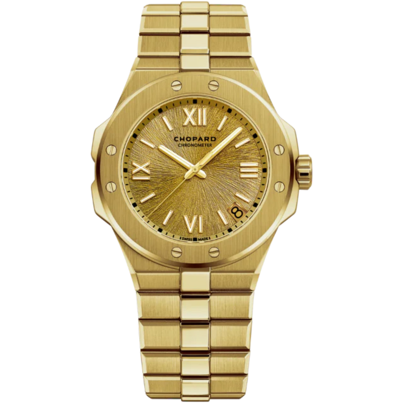 ALPINE EAGLE 41 MM ETHICAL YELLOW GOLD WITH GOLDEN PEAK DIAL - Chopard