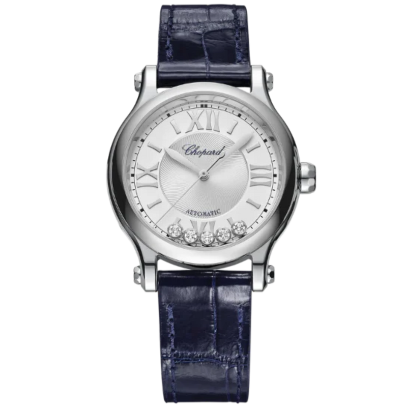 HAPPY SPORT 33 MM LUCENT STEEL™ WITH SILVER DIAL - Chopard