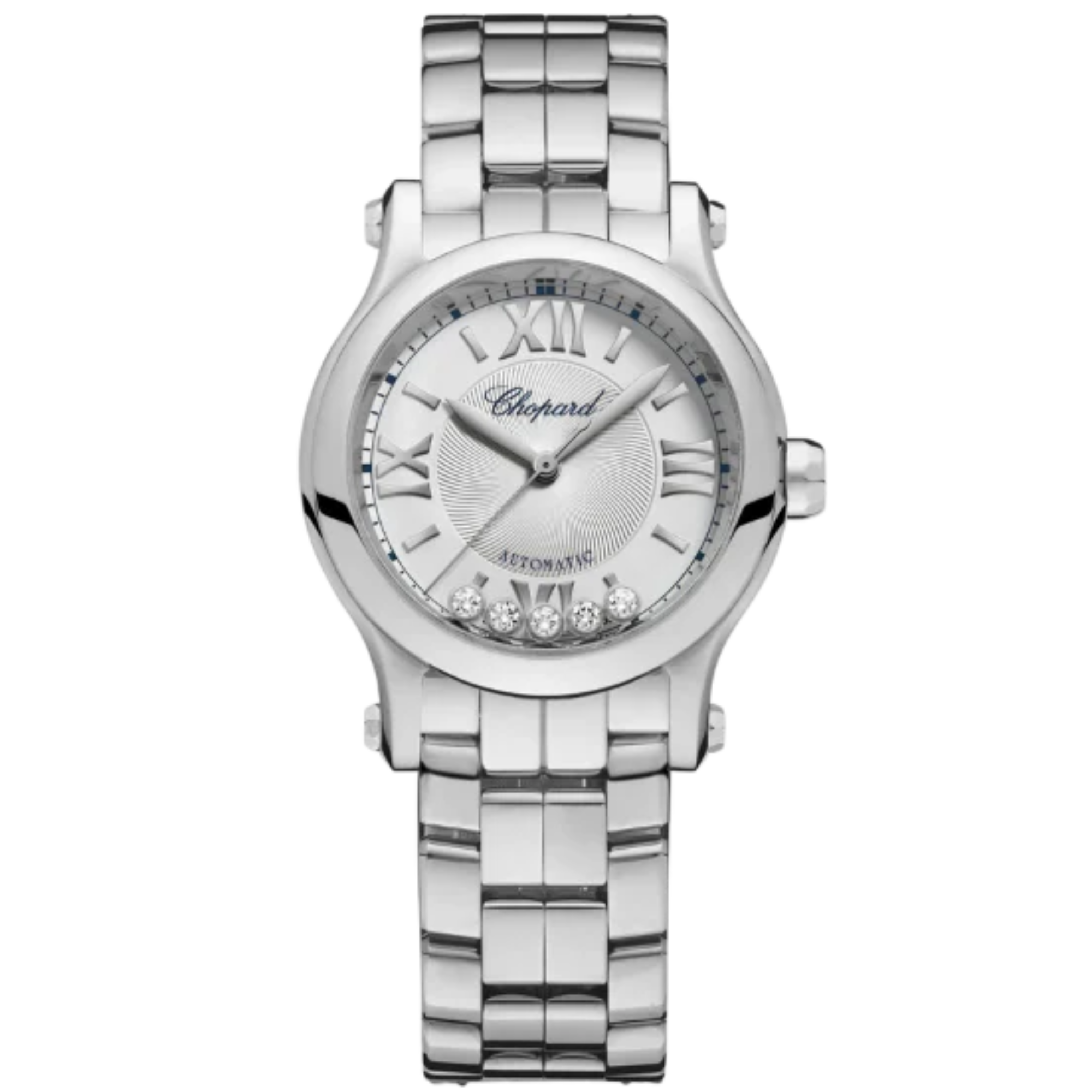 HAPPY SPORT 30 MM LUCENT STEEL™ WITH SILVER DIAL - Chopard
