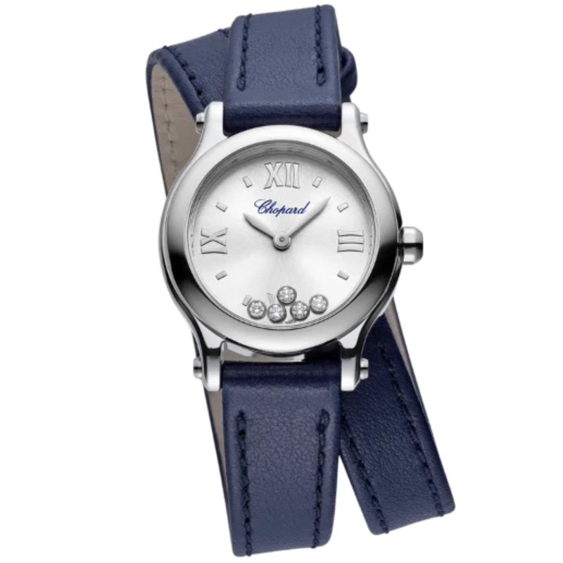 HAPPY SPORT 25 MM LUCENT STEEL™ WITH SILVER DIAL - Chopard