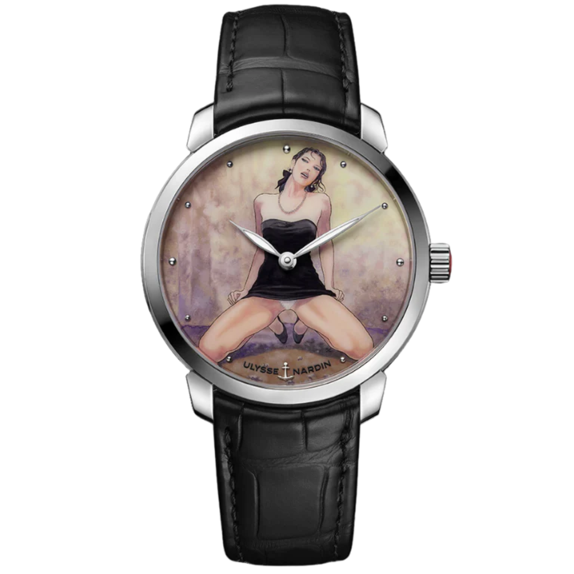 CLASSICO MANARA DECLIC 40 MM STAINLESS STEEL WITH WHITE DIAL - Ulysse Nardin