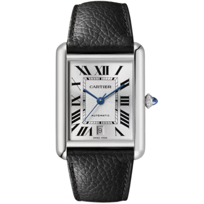 TANK 41 mm MUST WATCH SILVER STAINLESS STEEL - Cartier