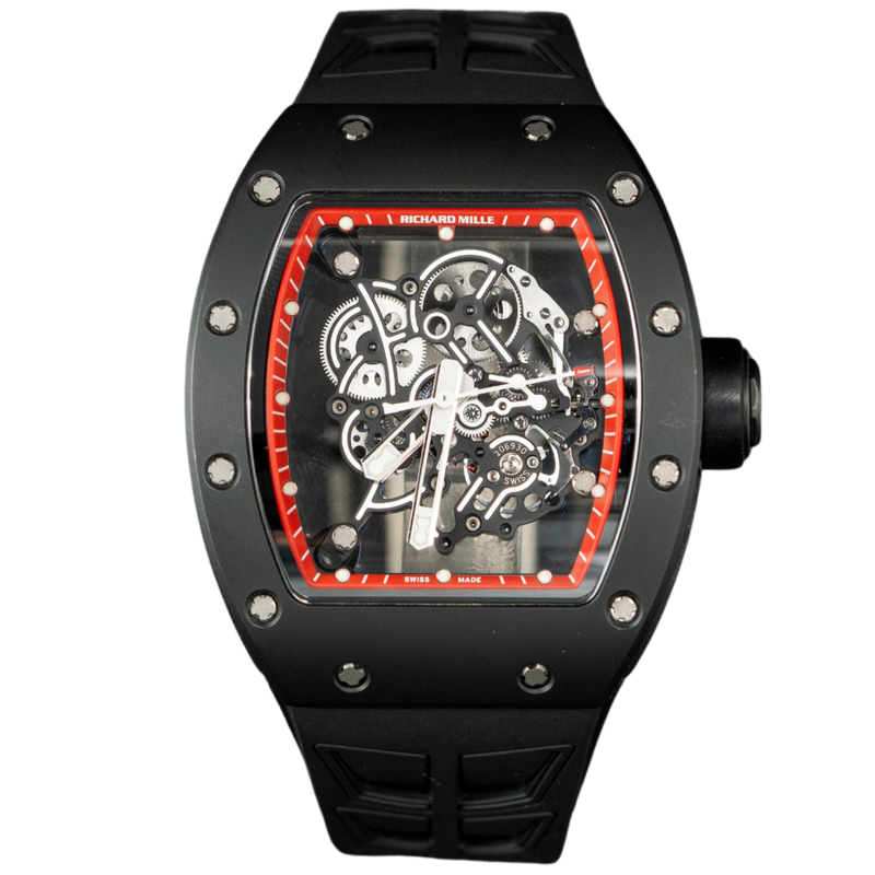 Richard Mille RM055 Bubba Watson Americas Edition Black Ceramic/Red Rehaut - Richard Mille