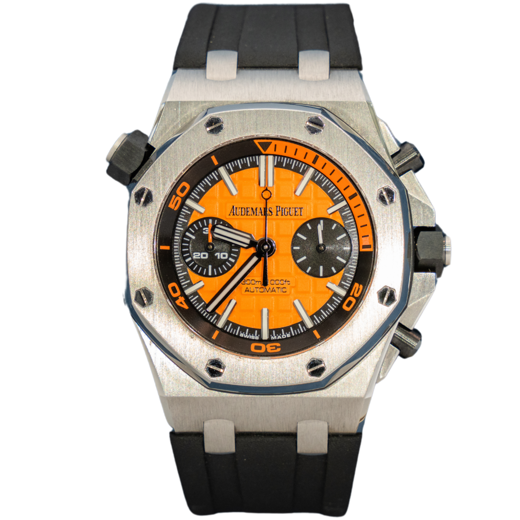 Audemars Piguet Royal Oak Offshore Diver Ref. 26703ST.OO.A070CA.01 42MM Stainless Steel Orange Dial - Audemars Piguet