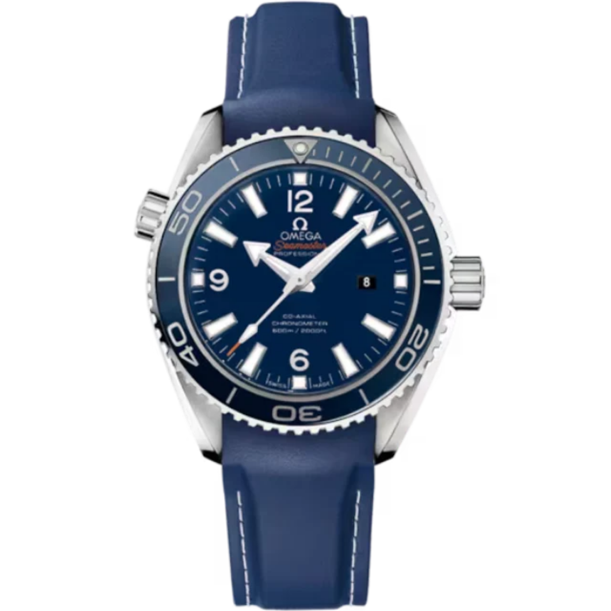 SEAMASTER PLANET OCEAN 600M 37 MM TITANIUM WITH BLUE DIAL - Omega