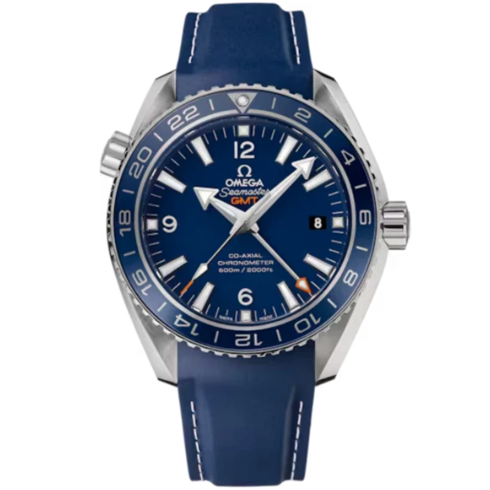 SEAMASTER PLANET OCEAN 600M GMT 43 MM TITANIUM WITH BLUE DIAL - Omega