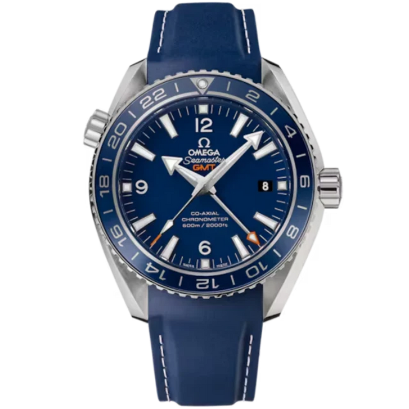 SEAMASTER PLANET OCEAN 600M GMT 43 MM TITANIUM WITH BLUE DIAL - Omega