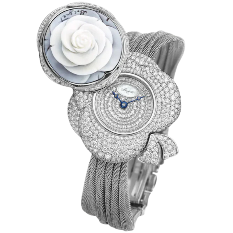 SECRET DE LA REINE GJ24BB8548DDCJ99 31 MM WHITE GOLD WITH WHITE DIAL - Breguet