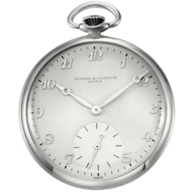 LES COLLECTIONNEURS POCKET WATCH 44 MM ALUMINUM WITH WHITE DIAL - Vacheron Constantin