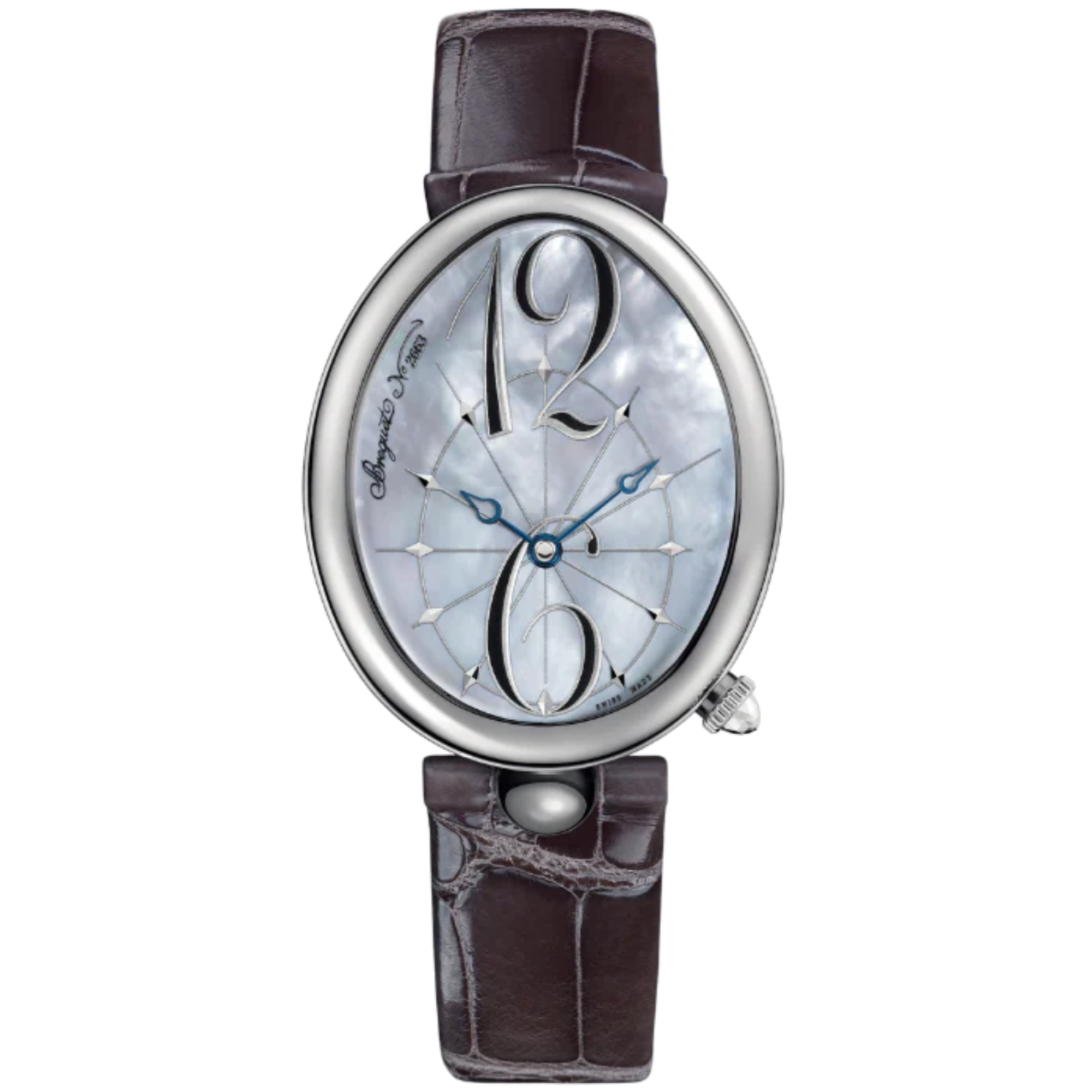 REINE DE NAPLES 8967 43 MM STAINLESS STEEL WITH MOTHER OF PEARL DIAL - Breguet