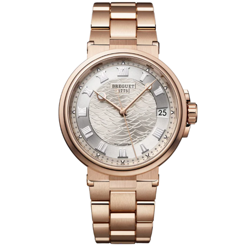 MARINE 5517 40 ROSE GOLD WITH SILVER DIAL - Breguet