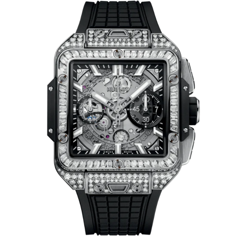 SQUARE BANG 42 MM UNICO TITANIUM JEWELLERY - Hublot