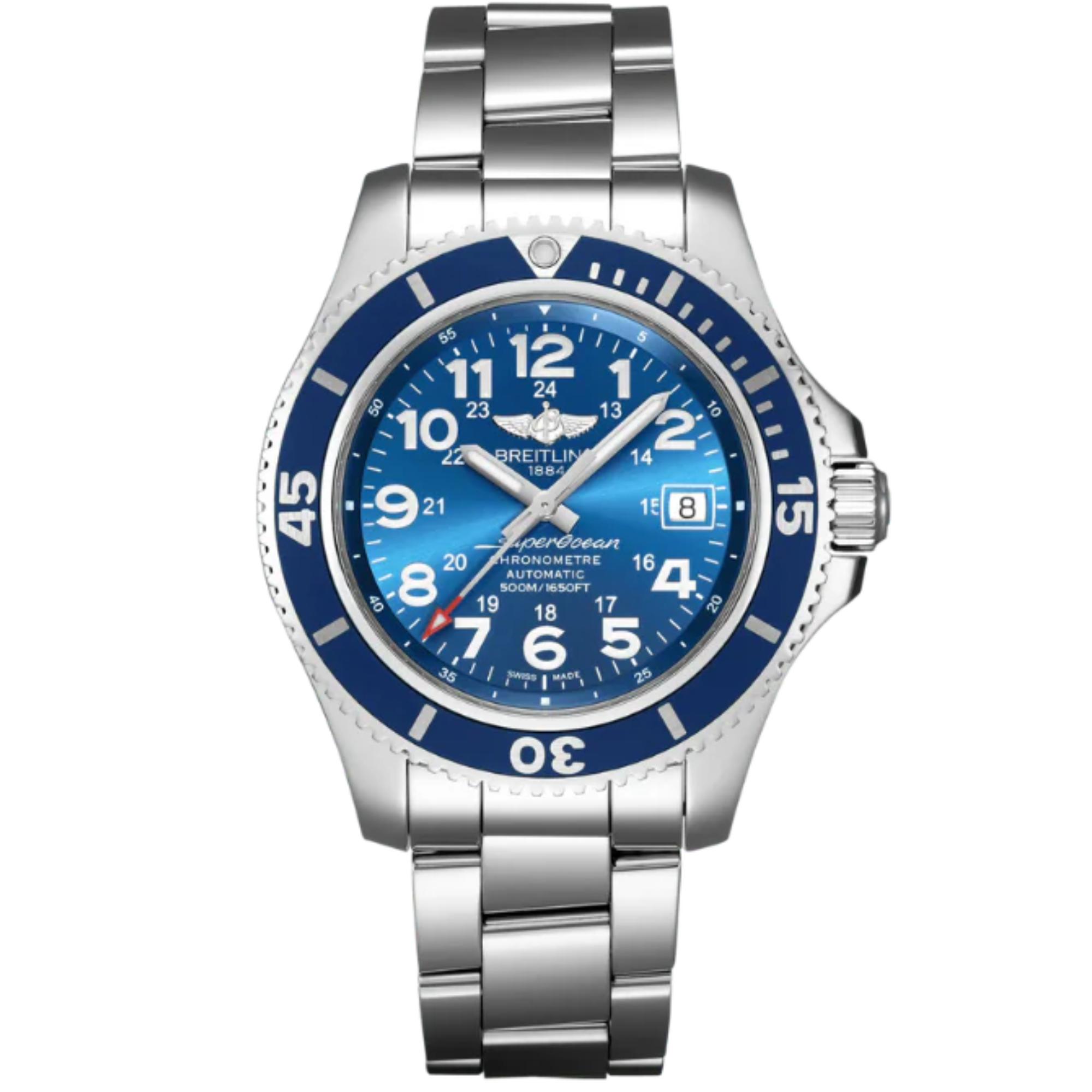 SUPEROCEAN II 42 MM STAINLESS STEEL WITH BLUE DIAL - Breitling