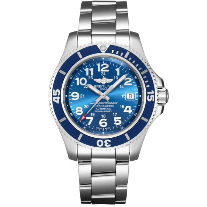 SUPEROCEAN II 42 MM STAINLESS STEEL WITH BLUE DIAL - Breitling