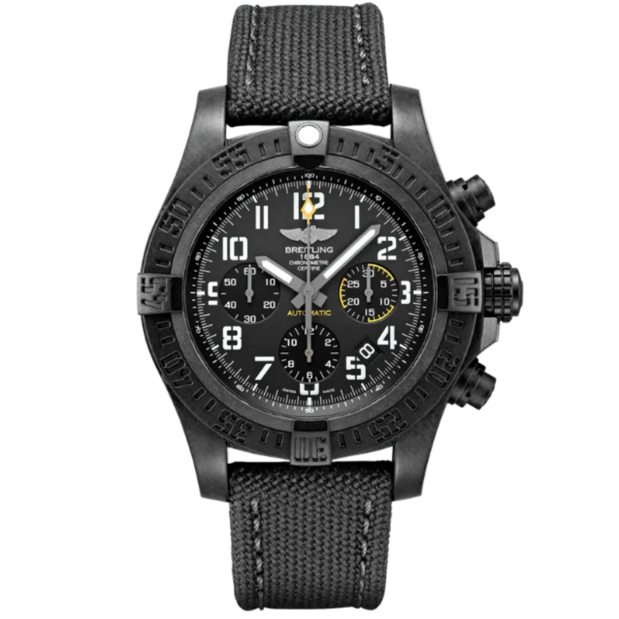 AVENGER HURRICANE 12H 45 MM BREIGHTLIGHT® WITH BLACK DIAL - Breitling