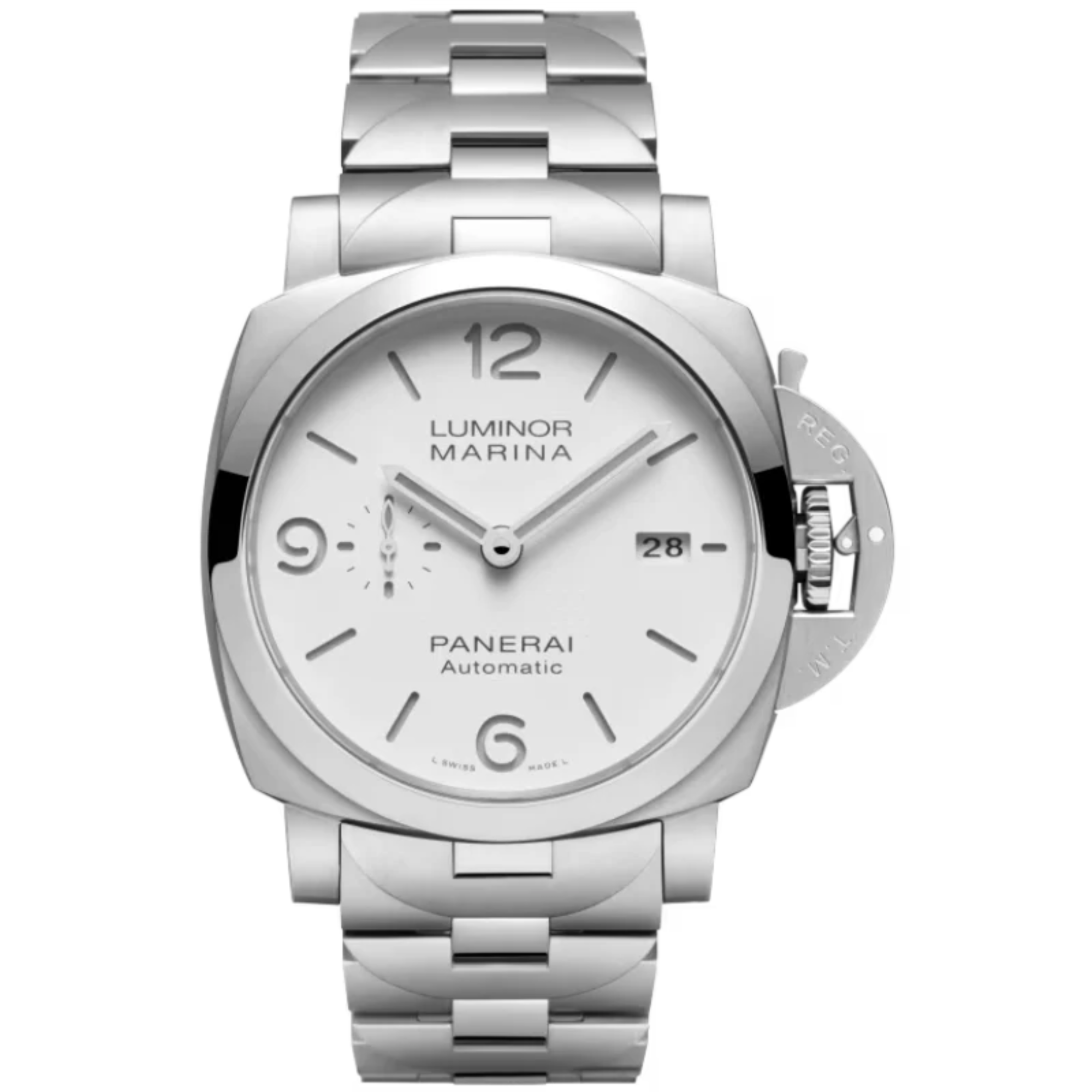 LUMINOR MARINA PAM01564 44 MM STAINLESS STEEL WITH WHITE DIAL - Panerai