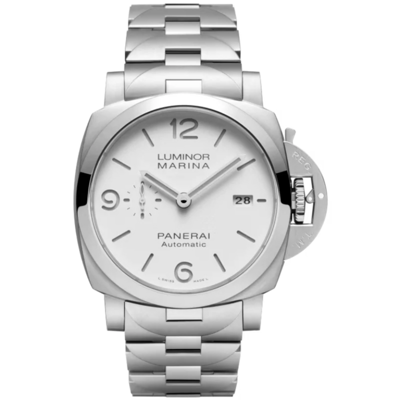 LUMINOR MARINA PAM01564 44 MM STAINLESS STEEL WITH WHITE DIAL - Panerai
