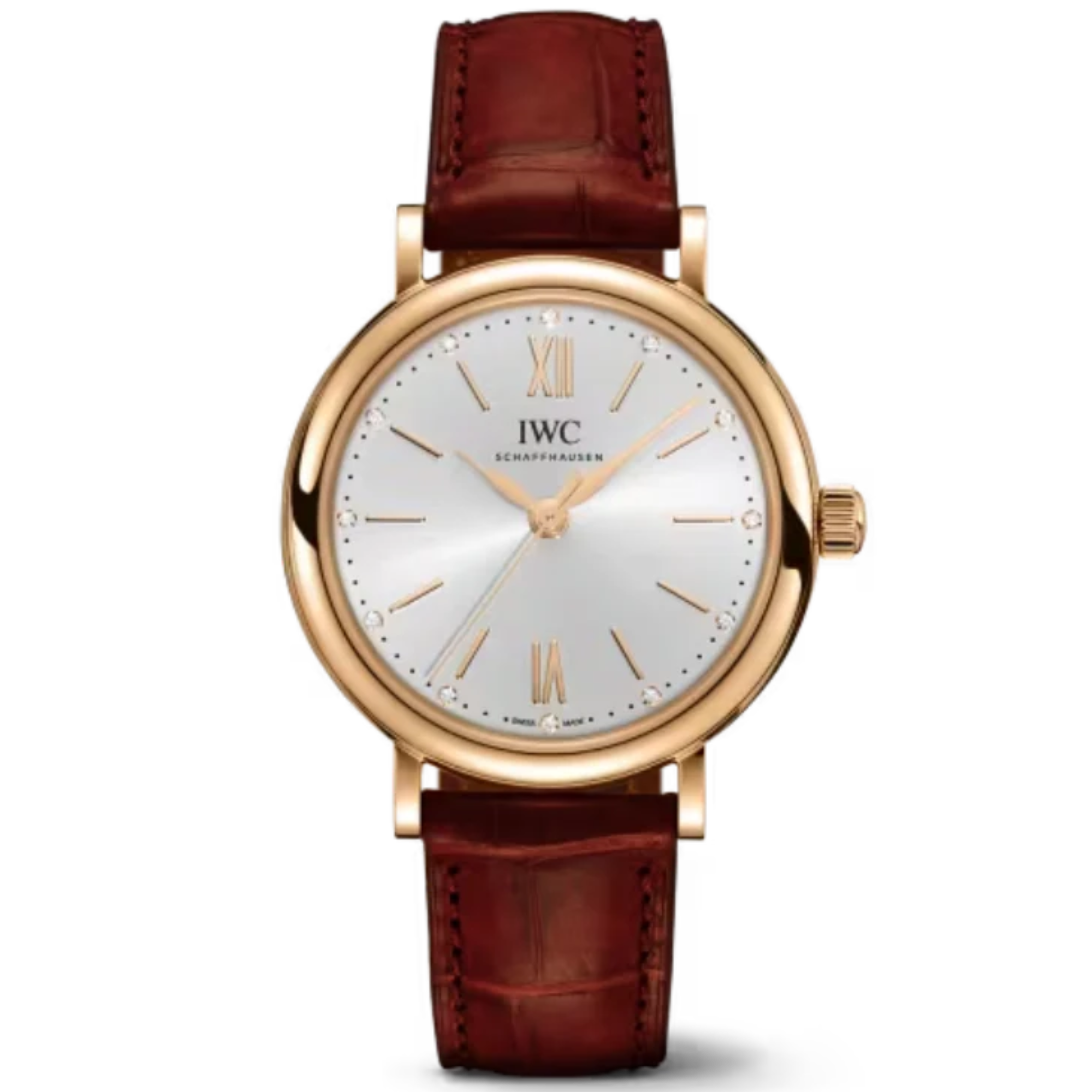 PORTOFINO AUTOMATIC 34 MM GOLD WITH WHITE DIAL - IWC