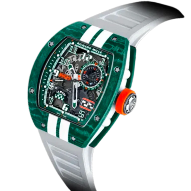 RM 029 Le Mans Classic Limited Edition Automatic White Rubber Strap Carbon Case - Richard Mille