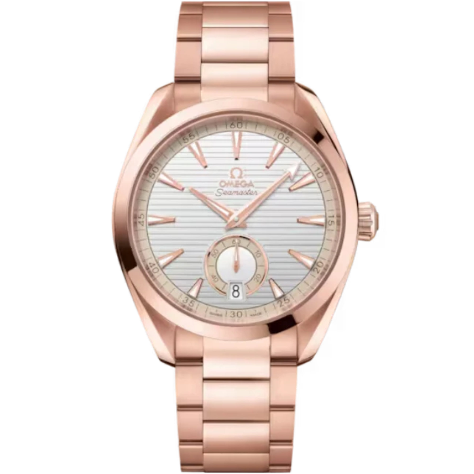 SEAMASTER AQUA TERRA 150M 41 MM SEDNA™ GOLD WITH SILVER DIAL - Omega