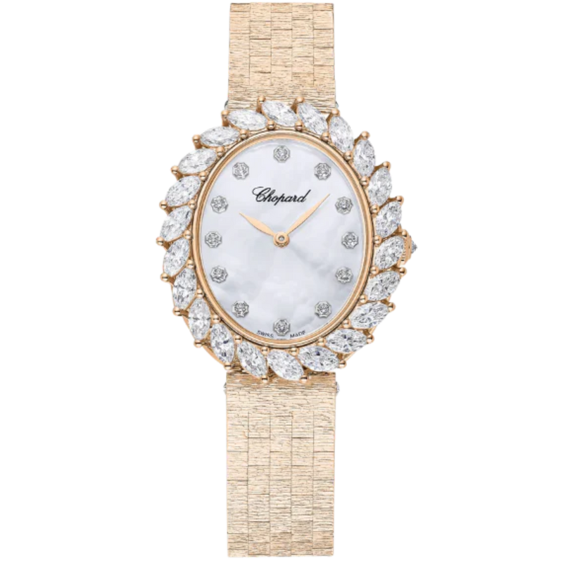 L'HEURE DU DIAMANT 35 MM ETHICAL ROSE GOLD WITH MOTHER OF PEARL DIAL - Chopard