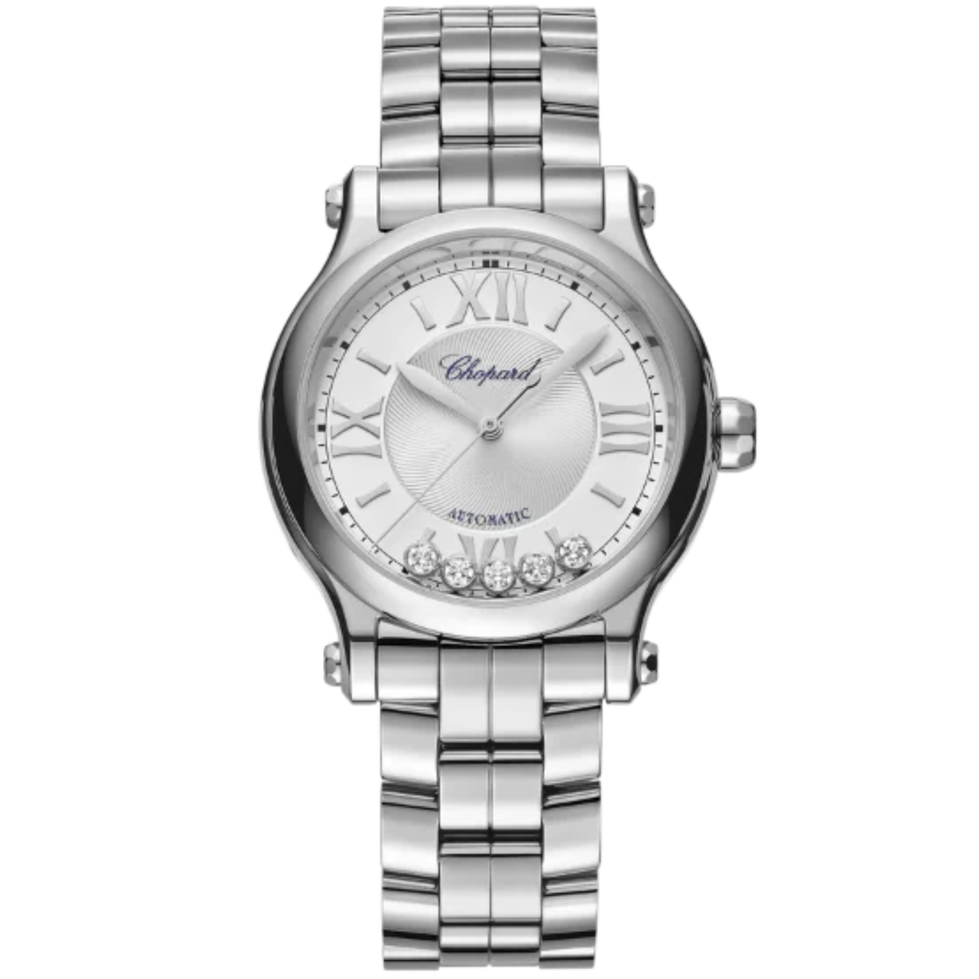 HAPPY SPORT 33 MM LUCENT STEEL™ WITH SILVER DIAL - Chopard
